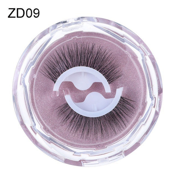 Self-adhesive Reusable Glue-free Eye Lashes With Natural Curl