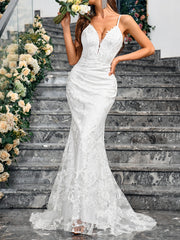 Women's Fashionable Slim-fit Sheath Wedding Dress