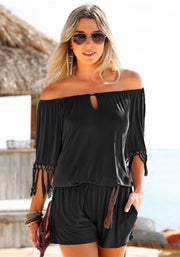Women's Sexy Tassels Jumpsuit