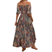The Paisley Princess Sleeves Dress