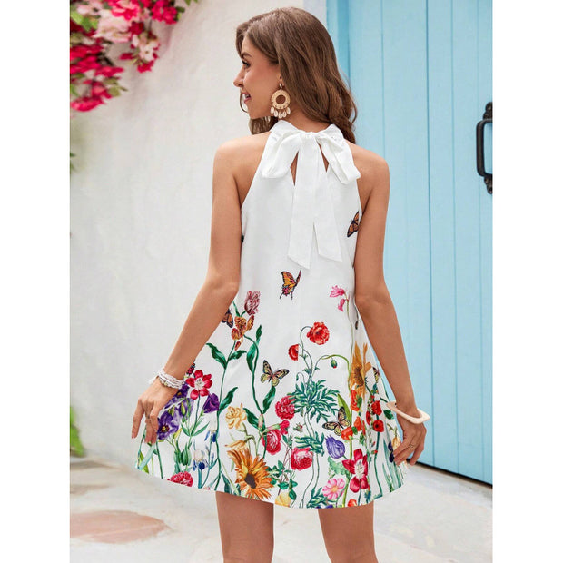 Slingback Bow Style Dress