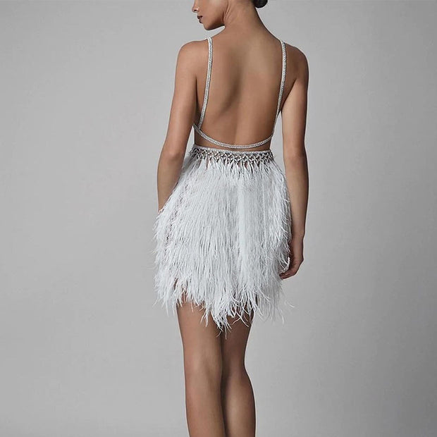 Pluck My Feathers Evening Dress