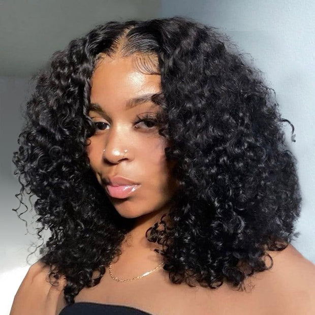 Ladies Human Hair Natural Look Lace Wig