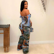 Women's Oil Painting Jumpsuit