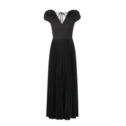 Elegant Can I Call You Rose High Waist Pleated Dress
