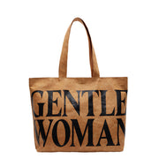 Casual "Gentle Woman" Large Tote Purse