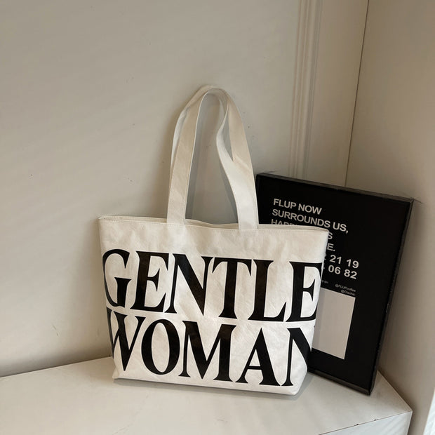 Casual "Gentle Woman" Large Tote Purse
