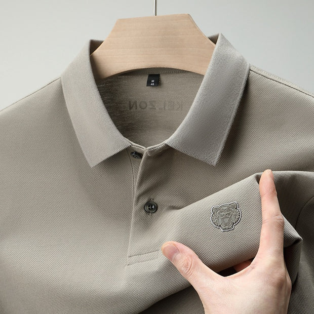 New Men's Fashion Casual Short Sleeved Polo Shirt