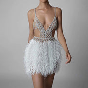 Pluck My Feathers Evening Dress