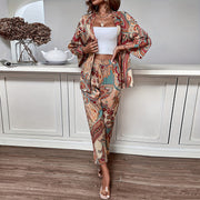 Women's Summer in Paisley 2-Piece Pants Suit