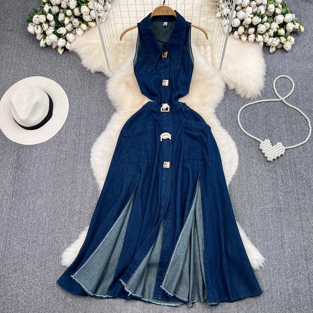 Women's Denim Blue Crush Dress