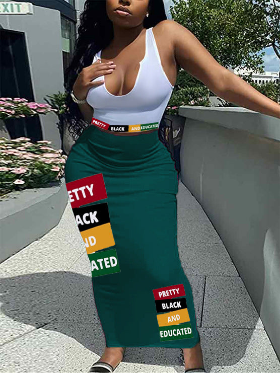 Pretty, Black & Educated Summer 2-Piece Skirt Set