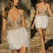 Pluck My Feathers Evening Dress