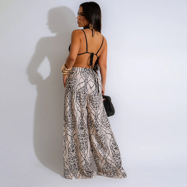 Women's Sexy Stay Laced-up Jumpsuit