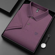New Men's Fashion Casual Short Sleeved Polo Shirt