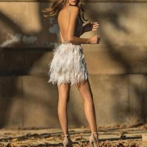 Pluck My Feathers Evening Dress