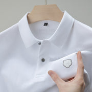 New Men's Fashion Casual Short Sleeved Polo Shirt
