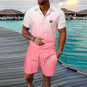 Outdoor Short-sleeved Shorts 2-piece Set