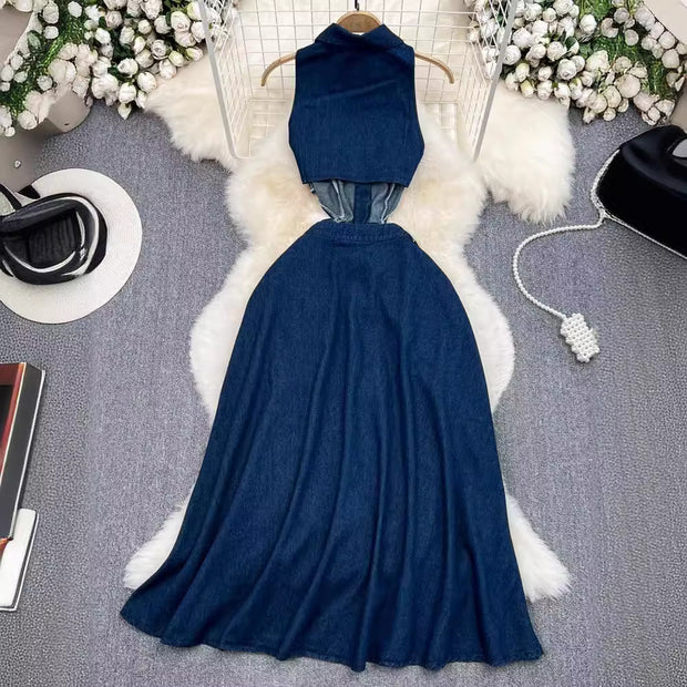 Women's Denim Blue Crush Dress
