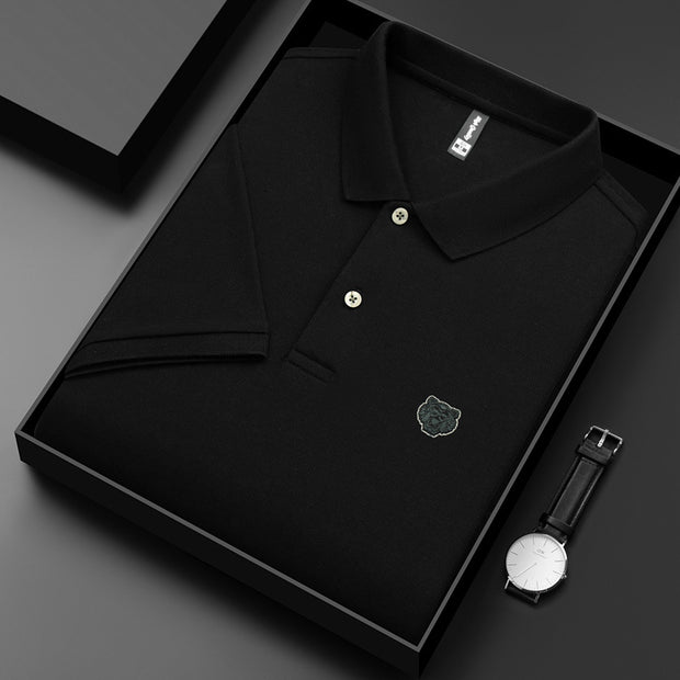 New Men's Fashion Casual Short Sleeved Polo Shirt