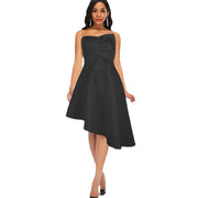 Sexy Asymmetric Hem Women's Party Dress