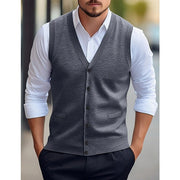 Men's Sleeveless Four Seasons Cardigan Vest