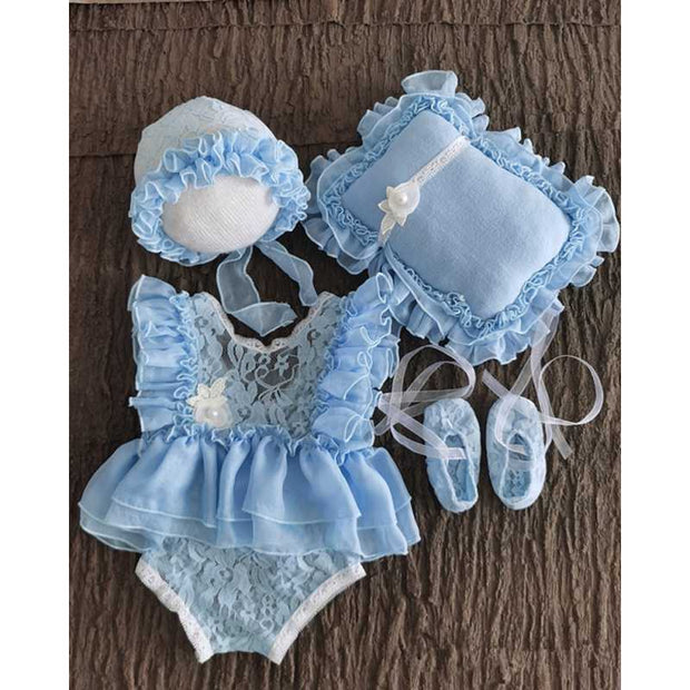 Photography Clothes Full Moon Baby Photo Clothes Five-piece Suit