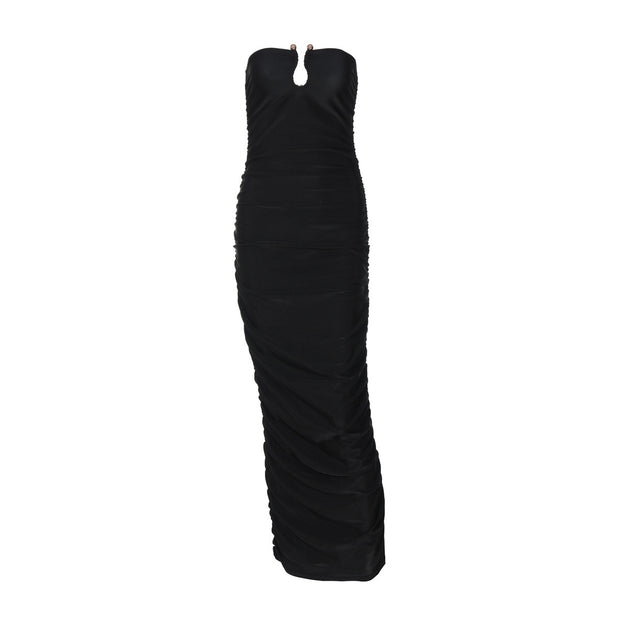 Women's Horseshoe Back Slim Fit Dress