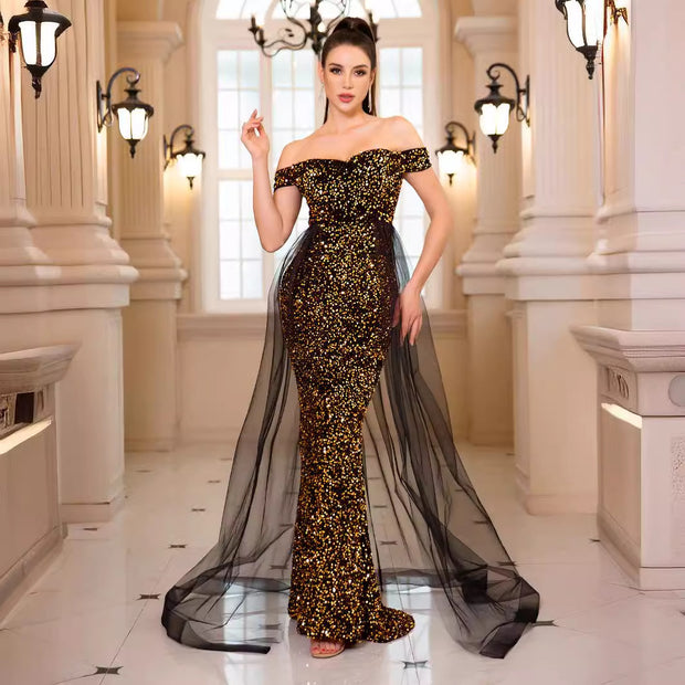 Heavy Industry Fishtail Banquet Meeting Dress