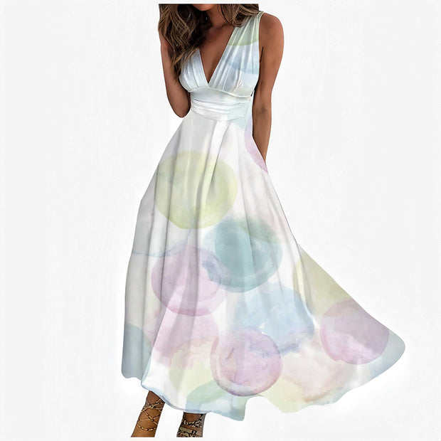 Women's Gliding Gift Sleeveless Maxi Dress
