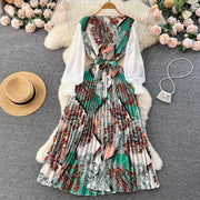 Women's High Fashion Ripple Blend Dress