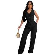 Women's Fashionable Back to the Office 2-Piece Set