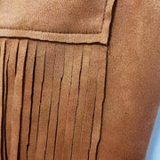 Women's Vintage Western Fringe Jumpsuit