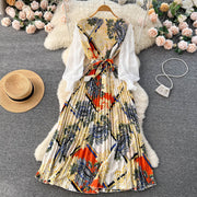Women's High Fashion Ripple Blend Dress