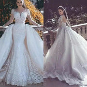 Mermaid Wedding Dresses Long Sleeves Bridal Gowns