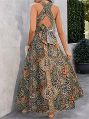 Women's Elegant Enchanted Paisley Dress