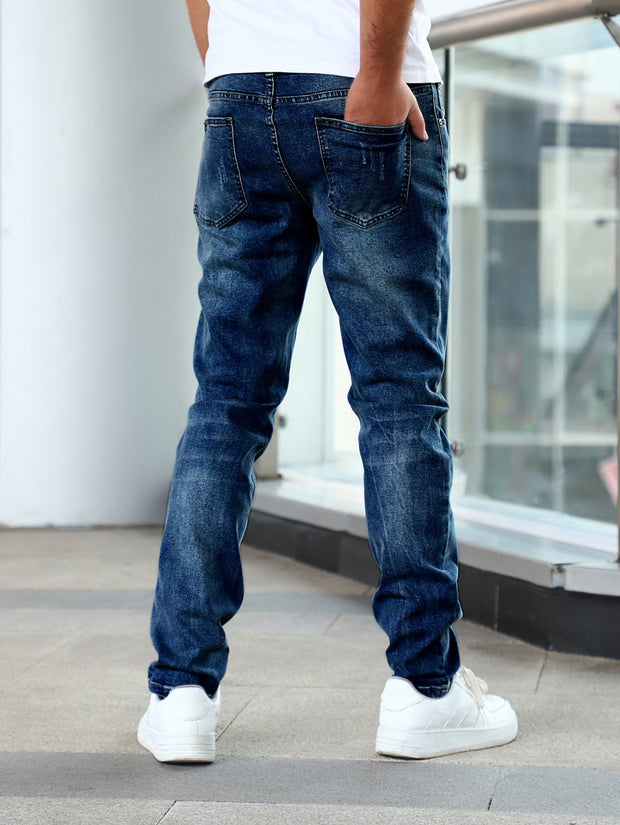 Men's Casual Blue Jeans