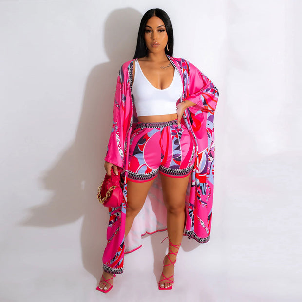 Spring/Summer Opal Bloom Two-Piece Short Set