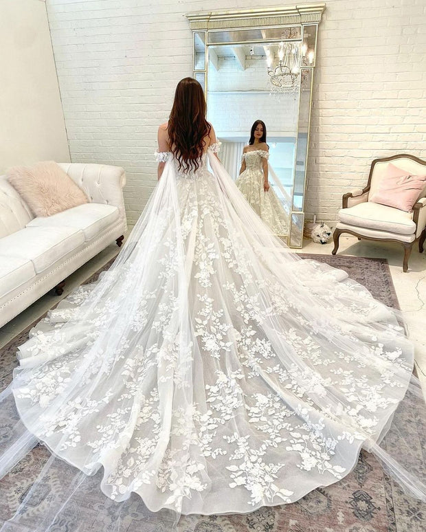 Light Wedding French Trailing Dress
