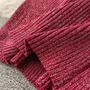 Women's Shimmer Sweater Skirt Two-Piece Set