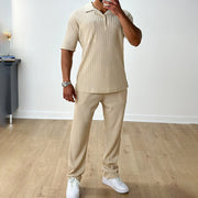 Polo Short Sleeve 2-Piece Men's Suit