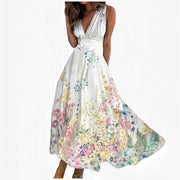 Women's Gliding Gift Sleeveless Maxi Dress