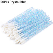 50Pcs Disposable Lip Brush Eyelash Brushes Crystal Lashes Micro