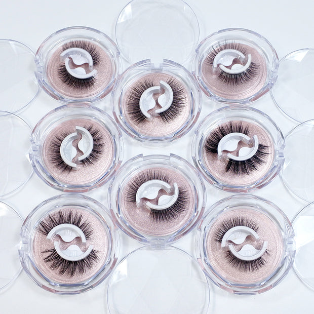 Self-adhesive Reusable Glue-free Eye Lashes With Natural Curl