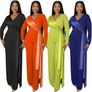 Spring And Autumn Slim Fit Women's Straight Jumpsuit