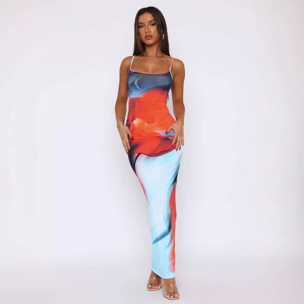 Women's Casual Summer Sleeveless Dress Size