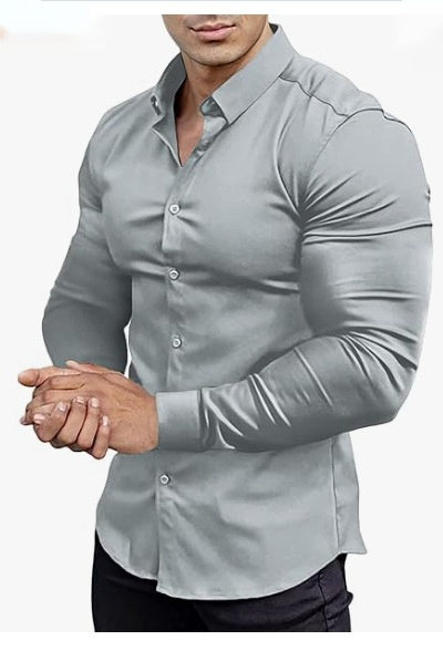 Men's Business Non-ironing Professional Anti-Wrinkle Casual Shirt