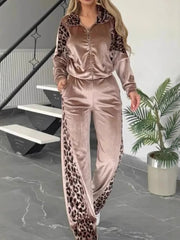 Women's Color Blocking Tiger Suit Set