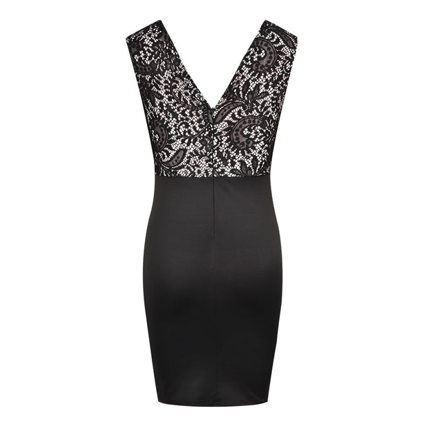 Woman's Fashiona Lace Sheath Dress
