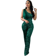 Women's Gala Glimmer Sequins Jumpsuit